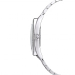 Crystalline Aura Watch, Metal Bracelet, Silver tone, Stainless steel