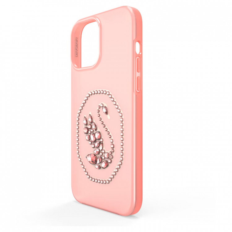 Smartphone case, Swan, iPhone® 13 Pro, Pink
