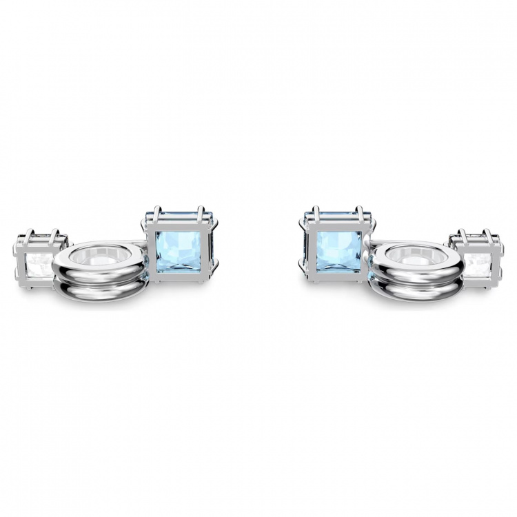 Pod jewelry, Blue, Silver-tone plated