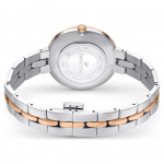 Cosmopolitan watch, Swiss Made, Metal bracelet, White
