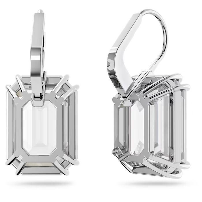 Millenia set Mixed cuts, White, Rhodium plated