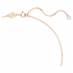 Volta set Bow, White, Rose gold-tone plated