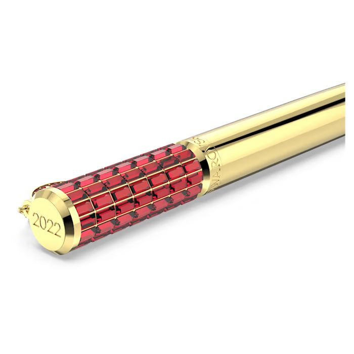 Alea ballpoint pen Red, Gold-tone plated