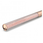 Crystalline ballpoint pen Octagon shape, Rose gold tone, Rose gold-tone plated
