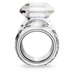 Lucent cocktail ring Octagon cut, White