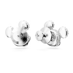 Disney Mickey Mouse stud earrings White, Rhodium plated