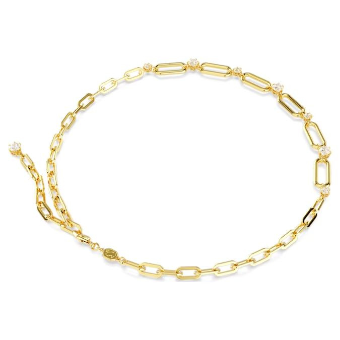 Constella necklace White, Gold-tone plated
