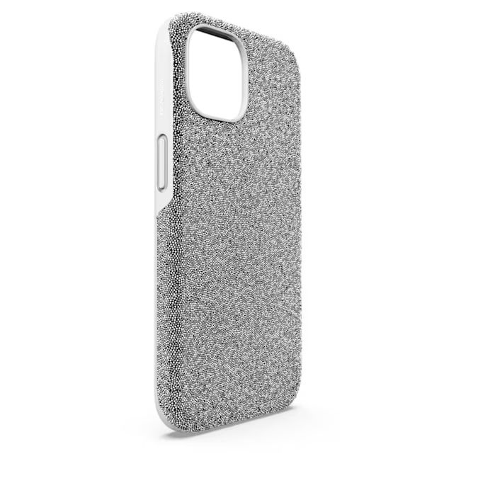 High smartphone case iPhone® 15 Pro, Silver tone