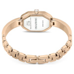 Dextera Bangle watch Swiss Made, Metal bracelet, Gold tone, Champagne gold-tone finish