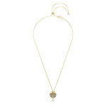 Idyllia Y pendant Crystal pearl, Shell, White, Gold-tone plated