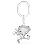 Disney Mickey Mouse key ring White, Rhodium plated