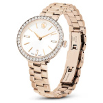 Certa watch Swiss Made, Metal bracelet, Gold tone, Champagne gold-tone finish