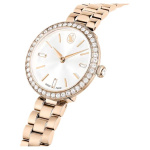 Certa watch Swiss Made, Metal bracelet, Gold tone, Champagne gold-tone finish