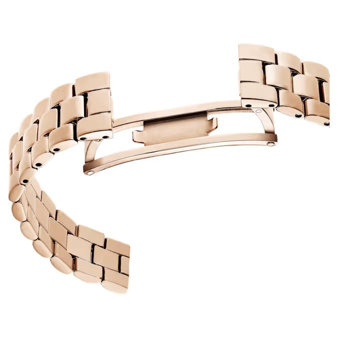 Certa watch Swiss Made, Metal bracelet, Gold tone, Champagne gold-tone finish