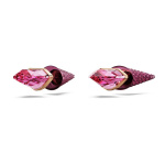 Lucent stud earrings Pavé, Spike, Pink, Mixed metal finish