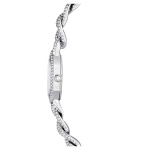 Dextera Chain watch Swiss Made, Crystal bracelet, Silver tone, Stainless Steel