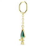 Good Luck Trolls key ring Troll, Green, Gold-tone plated