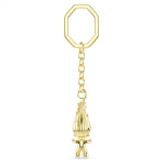 Good Luck Trolls key ring Troll, Green, Gold-tone plated