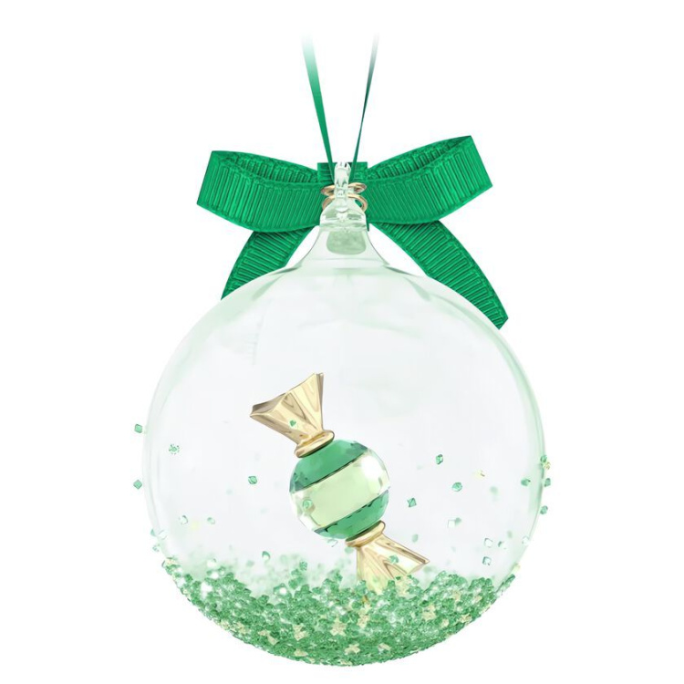 Holiday Cheers Dulcis Ball Ornament Green