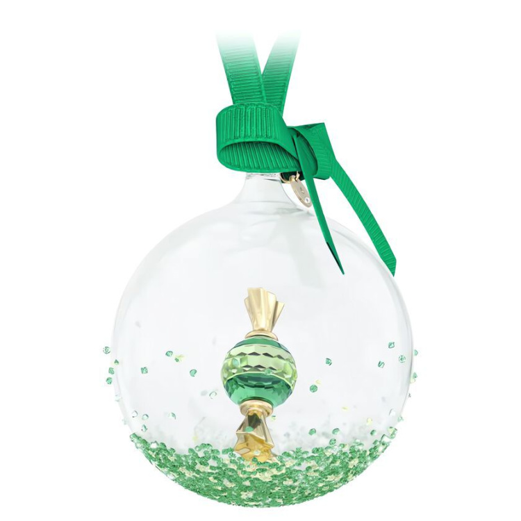 Holiday Cheers Dulcis Ball Ornament Green