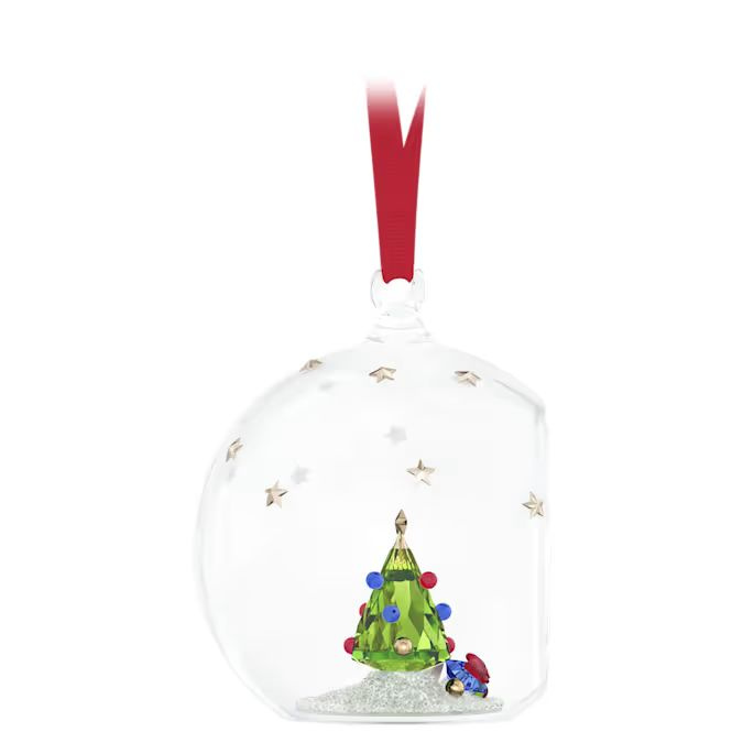 Holiday Cheers Tree and Gifts Ball Ornament