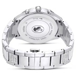 Dextera Lux watch Swiss Made, Metal bracelet, Silver tone, Stainless Steel