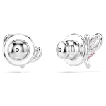 Lifelong Bow stud earrings Bow, Pink, Rhodium plated