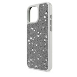 High smartphone case Scattered design, iPhone® 16 Pro Max, Silver tone