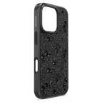 High smartphone case Scattered design, iPhone® 16 Pro, Black