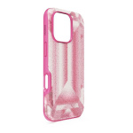 High smartphone case Crystal print motif, iPhone® 16 Pro, Pink