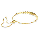 Imber Tennis bracelet Mixed round cuts, White, Gold-tone plated