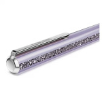 Crystal Shimmer Glide ballpoint pen Purple, Purple lacquered, Chrome plated