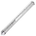 Crystalline Silk ballpoint pen White, White lacquered, Chrome Plated