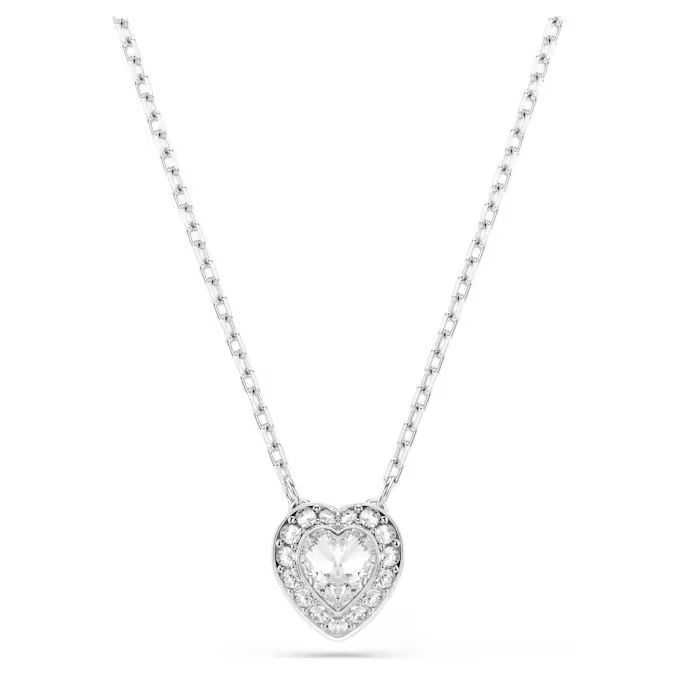 Ariana Grande x Swarovski set Mixed cuts, Heart, White, Rhodium plated