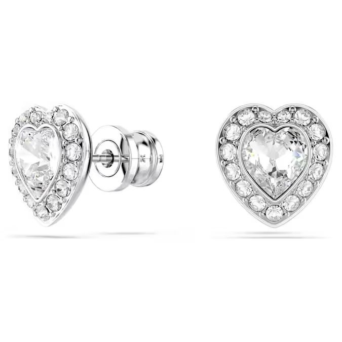 Ariana Grande x Swarovski set Mixed cuts, Heart, White, Rhodium plated