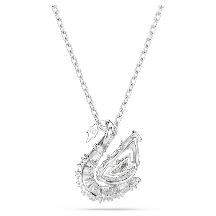 Swan pendant Mixed cuts, Swan, White