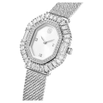 Matrix Octagon watch Metal bracelet, Silver tone, Stainless steel