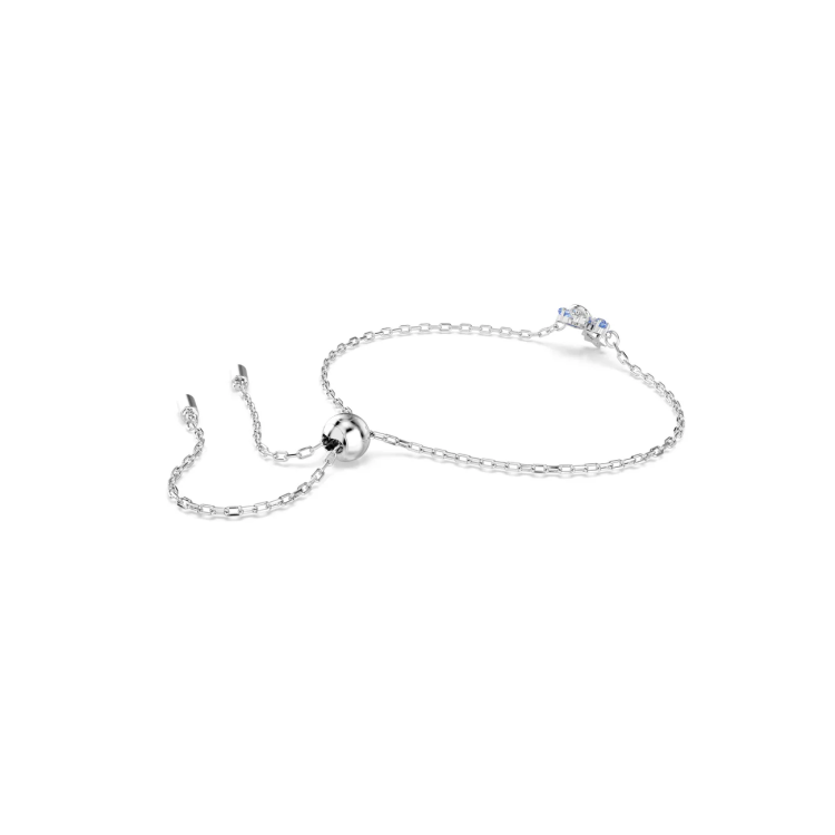 Magic bracelet , Blue, Rhodium plated
