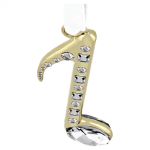 Holiday Magic Music Note Ornament