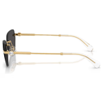 Sunglasses Pillow shape, SK7038, Gold tone