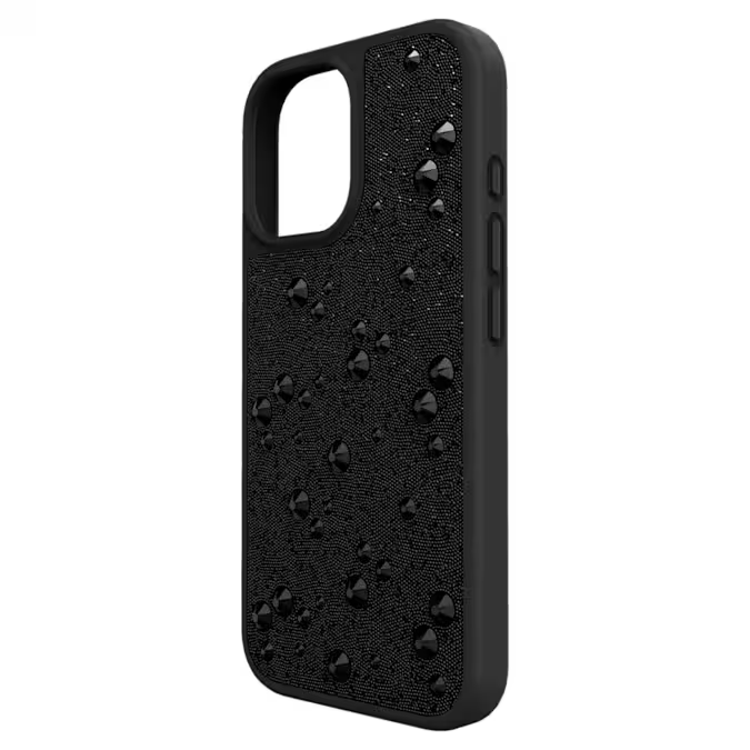 High smartphone case Flat Back crystals, iPhone® 17, Black