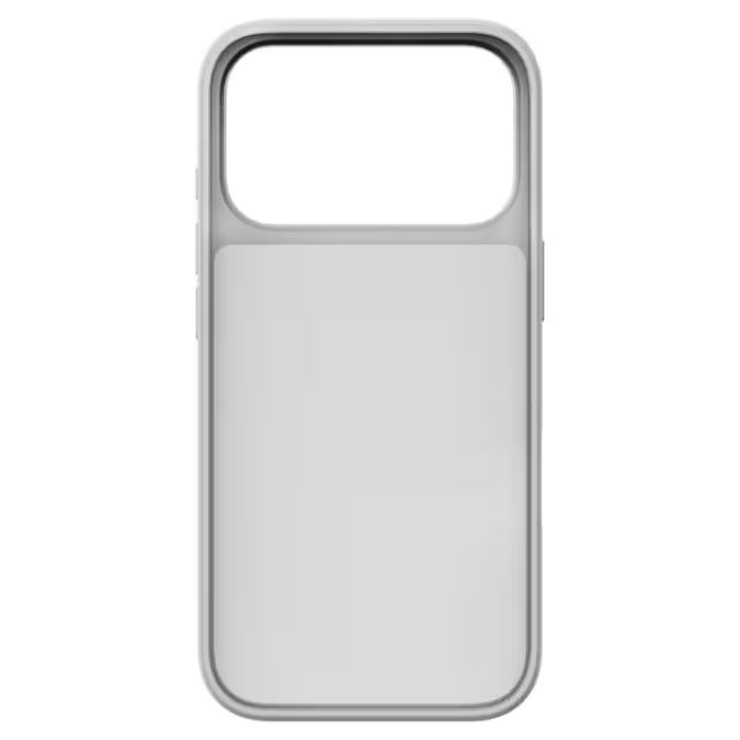 High smartphone case Flat Back crystals, iPhone® 17 Pro, Silver tone