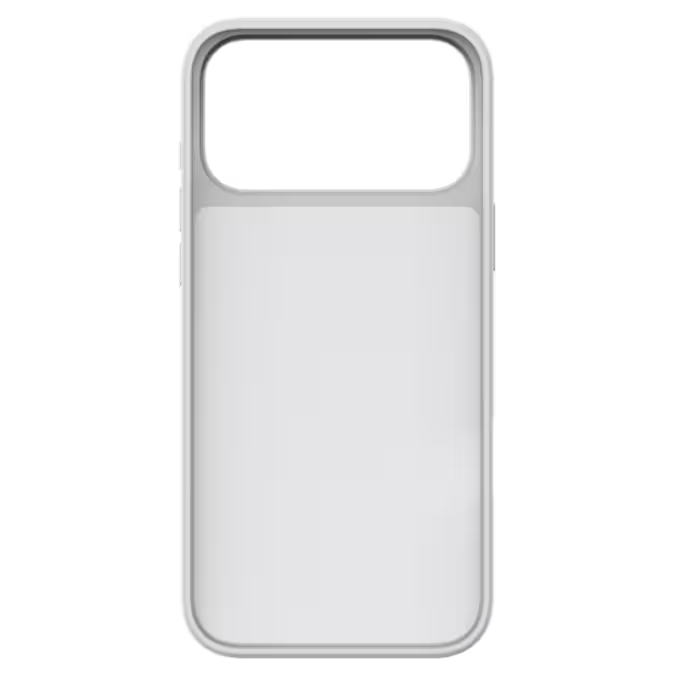 High smartphone case Flat Back crystals, iPhone® 17 Pro Max, Silver tone