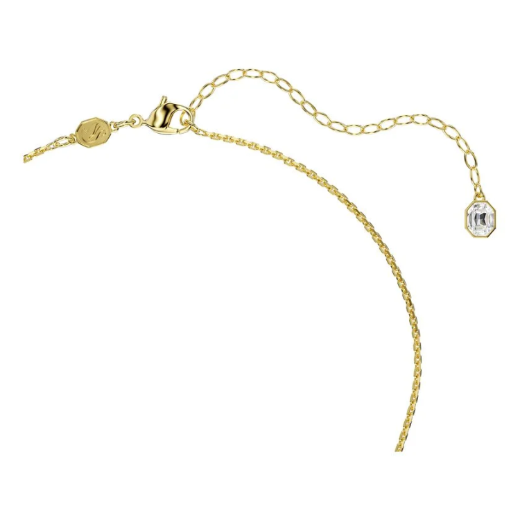 Gema Y necklace Mixed cuts, Multicolored, Gold-tone plated