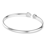 Chroma bangle Mixed cuts, Multicolored, Rhodium plated