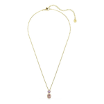 Chroma pendant Mixed cuts, Multicolored, Gold-tone plated