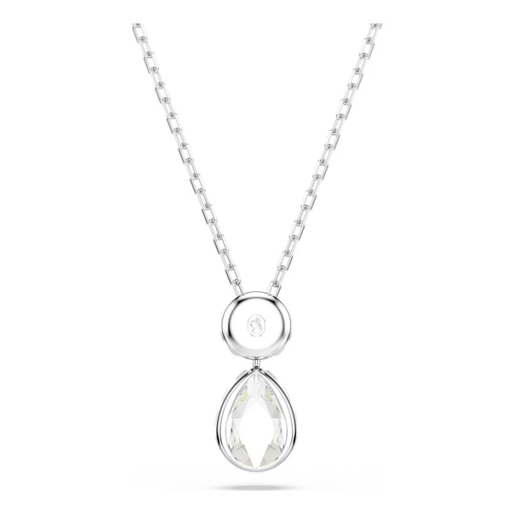 Chroma pendant Mixed cuts, Multicolored, Rhodium plated