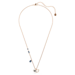 Symbolica pendant Eye, Multicolored, Rose gold-tone plated