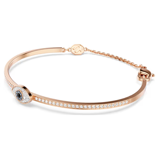 Symbolica bangle Eye, Multicolored, Rose gold-tone plated