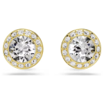 Una Angelic set Set (3), Round cut, White, Gold-tone plated